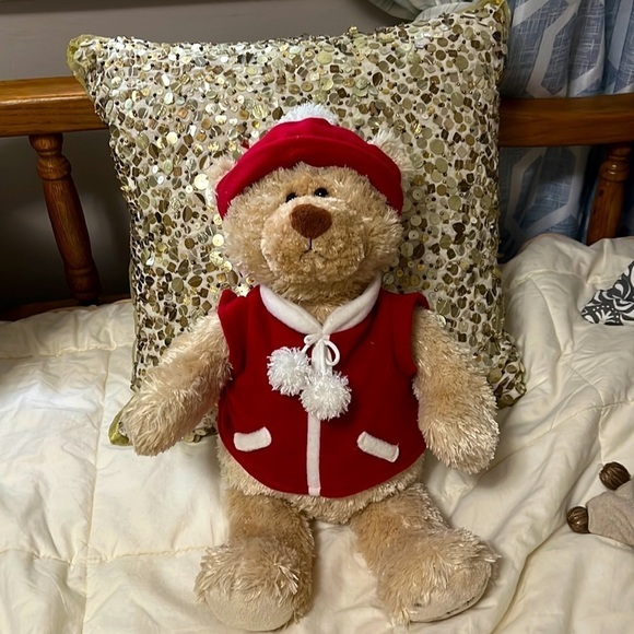 Office Depot Gund Teddy B Caring Bear Plush
Stuffed Animal 16" Red Vest & Hat - Picture 7 of 12